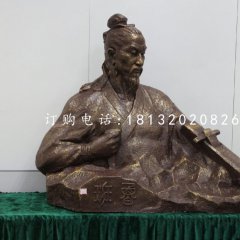 魯班半身像銅雕，名人銅雕