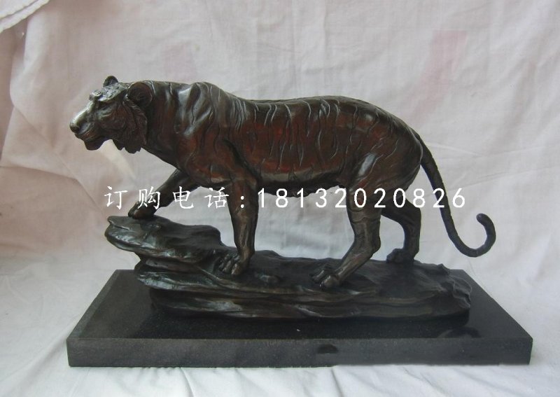 銅雕老虎，動物銅雕 (2)