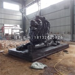 西洋獅銅雕，廣場銅獅子
