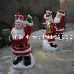 玻璃鋼圣誕老人雕塑，卡通人物