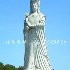 媽祖石雕，廣場大理石神仙雕塑