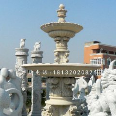歐式噴泉石雕，廣場(chǎng)景觀雕塑