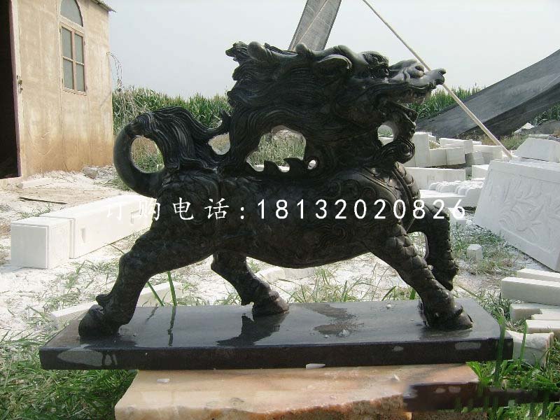 石雕麒麟，廣場神獸石雕