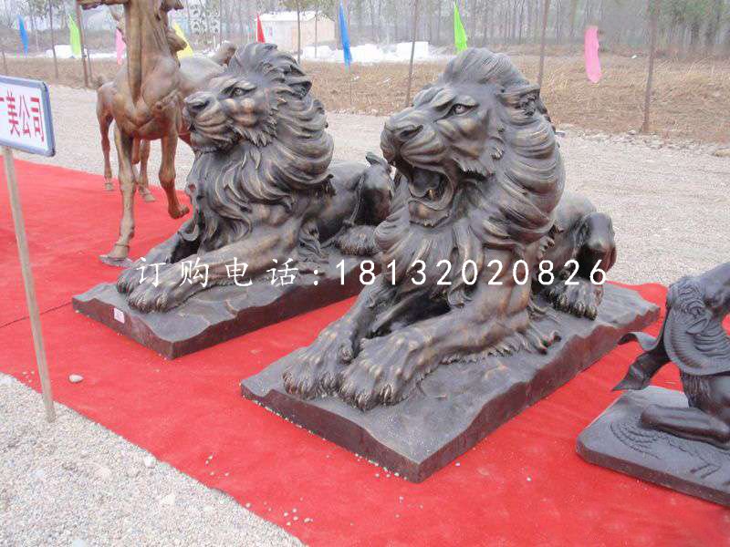 匯豐獅銅雕，銅雕西洋獅