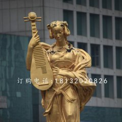 樂(lè)妓雕塑，廣場(chǎng)人物銅雕