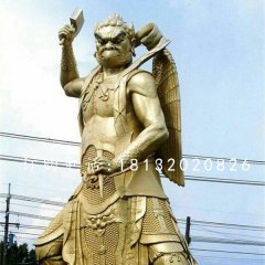 雷神銅雕，廣場神仙銅雕