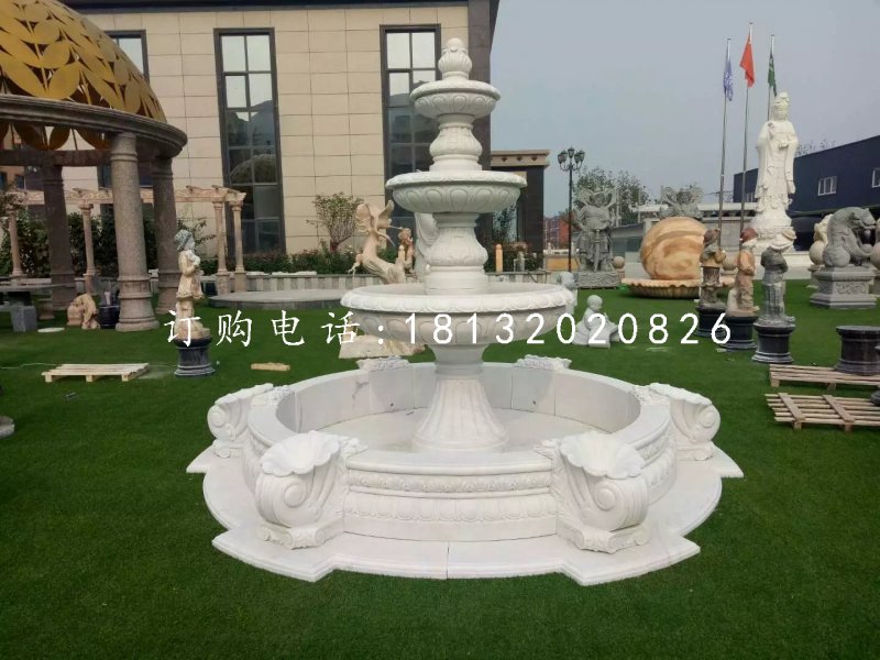 公園石噴泉，歐式噴水盆