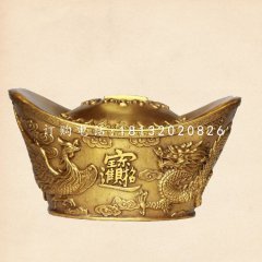 龍鳳元寶銅雕，公園景觀銅雕