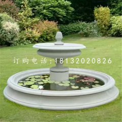 雙層小型噴泉石雕，庭院噴泉石雕