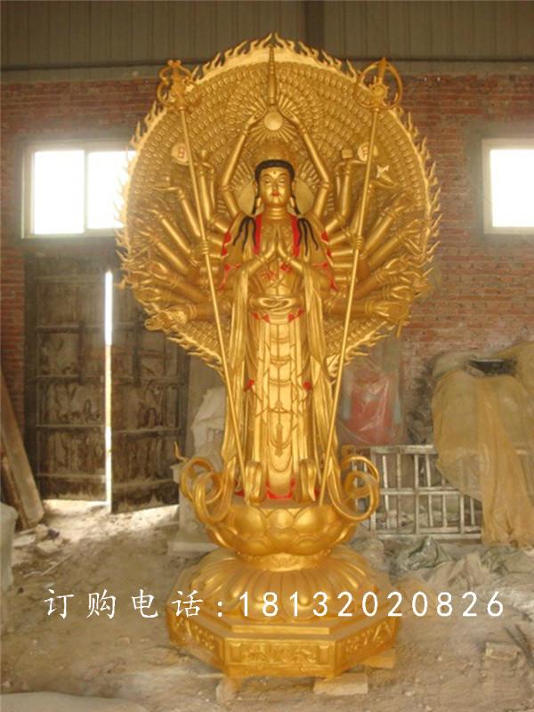 千手觀音銅雕，寺廟觀音銅雕.jpg
