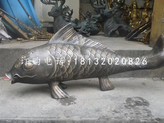 鯉魚銅雕，公園動物銅雕.jpg
