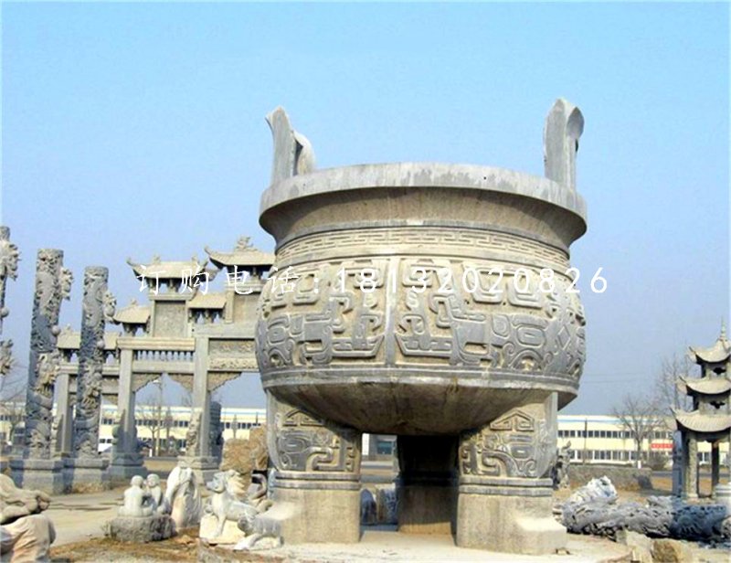 三足鼎石雕，大理石鼎.jpg