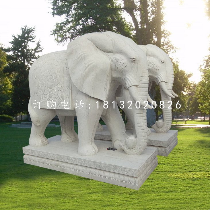 公園大象石雕，大理石大象 (2).jpg