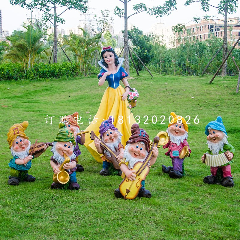 白雪公主小矮人雕塑，公園卡通人物雕塑 (5).jpg