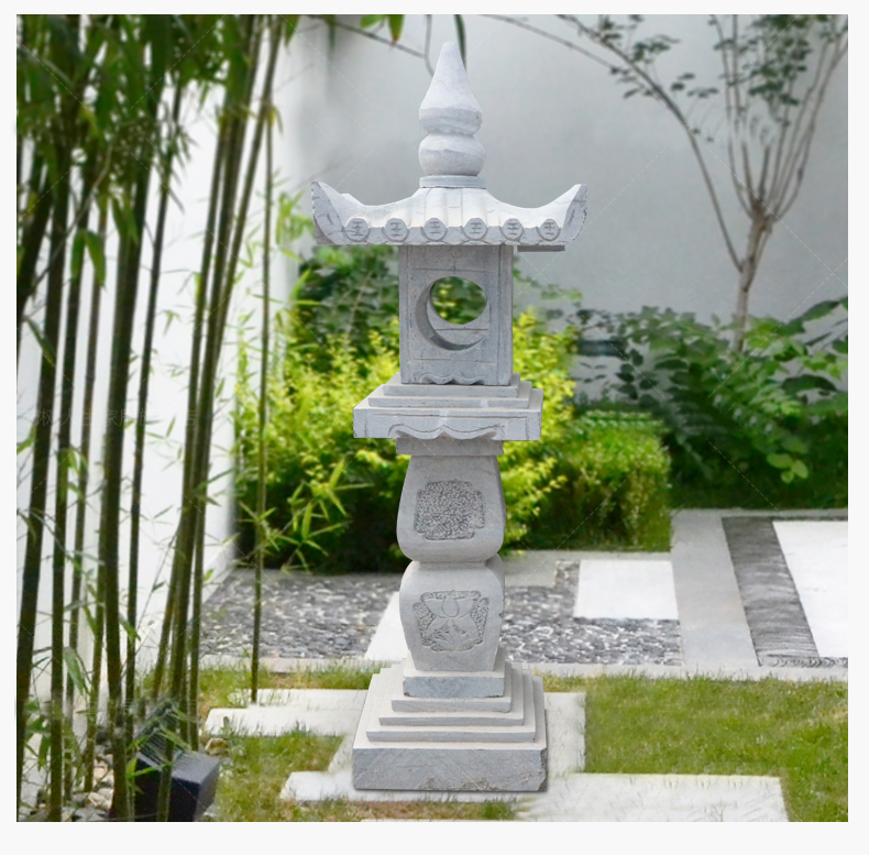 園林景觀石燈，大理石燈