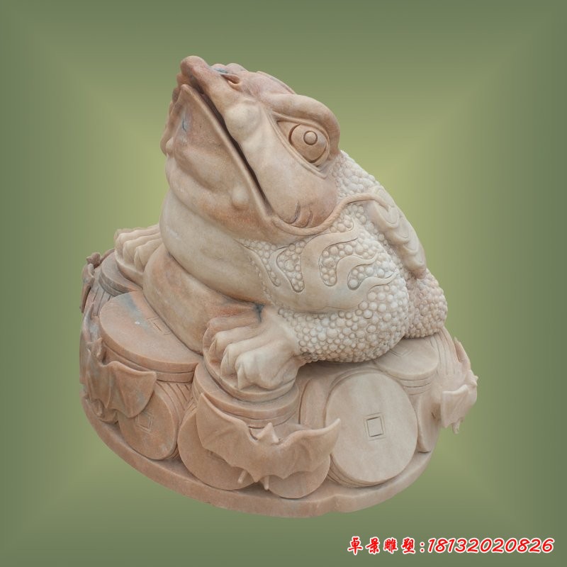 金蟾石雕，招財(cái)金蟾石雕[1][1]