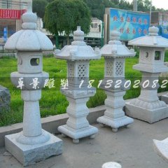 石燈雕塑，大理石石燈雕塑