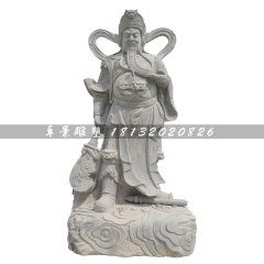 關(guān)帝石雕，大理石關(guān)帝石雕