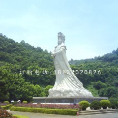媽祖石雕，漢白玉神仙石雕