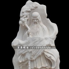 老壽星石雕，漢白玉壽星雕塑