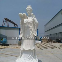 百花神石雕，漢白玉百花神雕塑