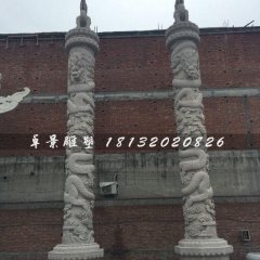 華表，龍柱，廣場(chǎng)石雕柱子