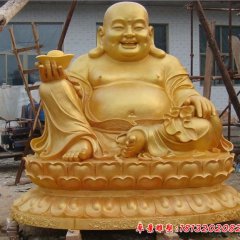 彌勒佛銅雕，招財(cái)彌勒佛銅雕