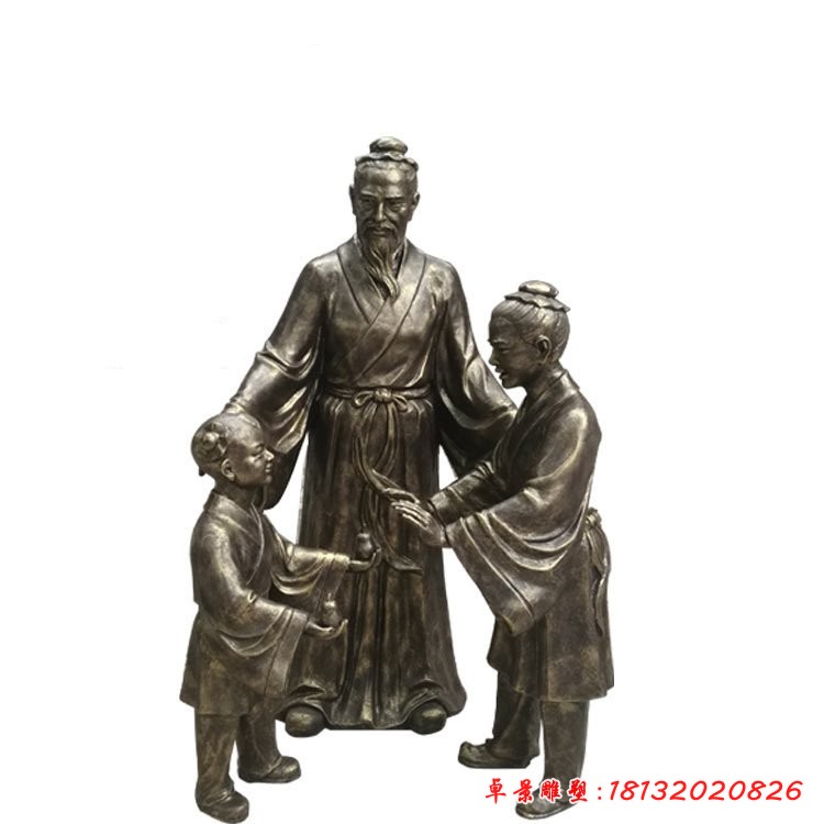孔融讓梨銅雕,城市景觀銅雕