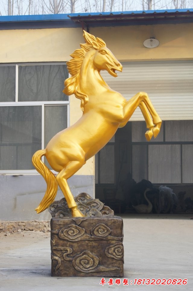 銅馬雕塑，立馬成功銅雕