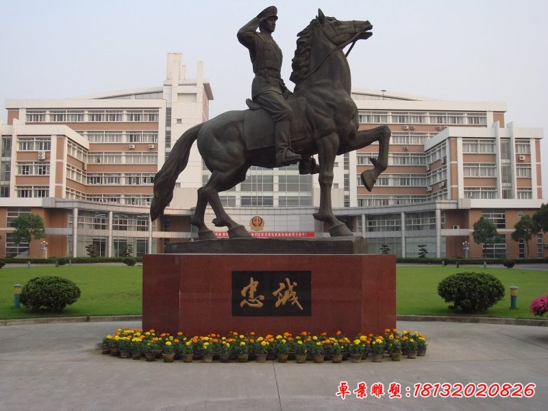 騎兵銅雕，廣場景觀銅雕
