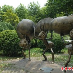 螞蟻銅雕，公園螞蟻雕塑，景觀銅雕