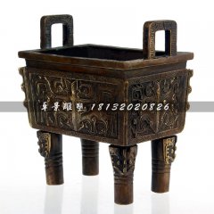 銅鼎，四腳銅鼎，廣場(chǎng)銅鼎