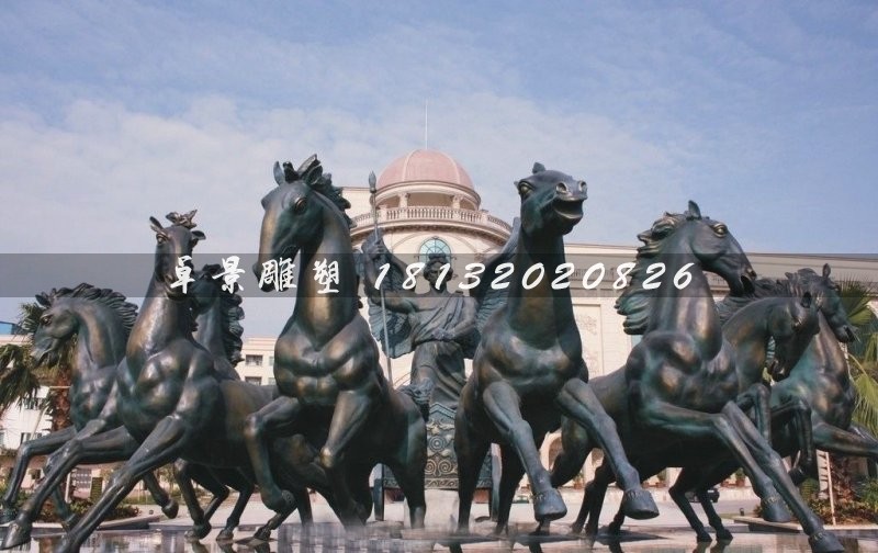 阿波羅戰(zhàn)車(chē)銅雕,廣場(chǎng)景觀雕塑