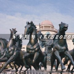 阿波羅戰(zhàn)車銅雕，廣場(chǎng)景觀雕塑