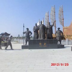 鄭和銅雕，古代名人銅雕