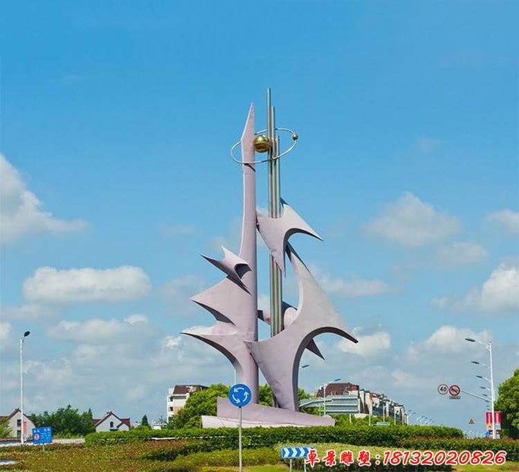 不銹鋼抽象雕塑，廣場不銹鋼雕塑