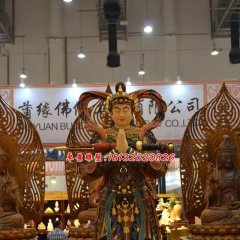 玻璃鋼韋陀菩薩雕塑，玻璃鋼神仙雕塑