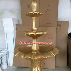 玻璃鋼噴泉雕塑，玻璃鋼噴水盆雕塑