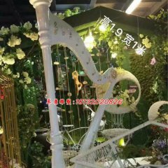 玻璃鋼豎琴雕塑，玻璃鋼仿真雕塑