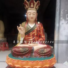 地藏王菩薩雕塑，玻璃鋼彩繪佛像雕塑