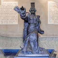 武則天雕塑，玻璃鋼古代人物雕塑