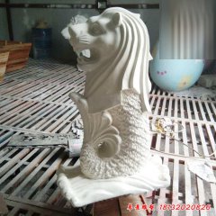 小區(qū)玻璃鋼魚(yú)尾獅雕塑