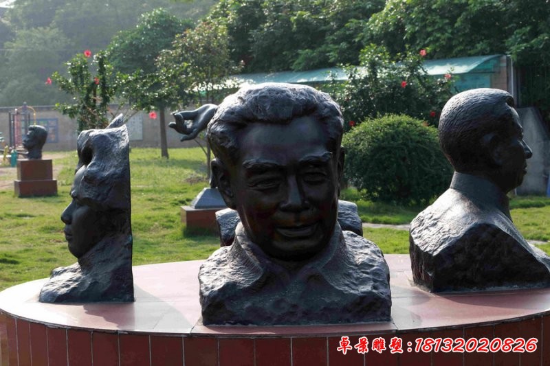 周總理頭像銅雕，偉人銅雕