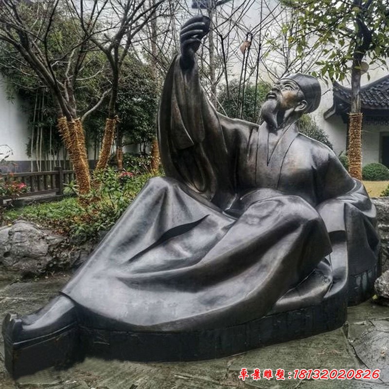 蘇軾人物雕塑，書(shū)畫(huà)家