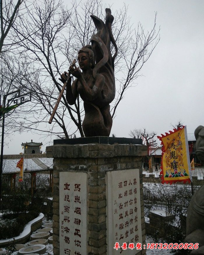 楊貴妃銅雕，古代人物銅雕