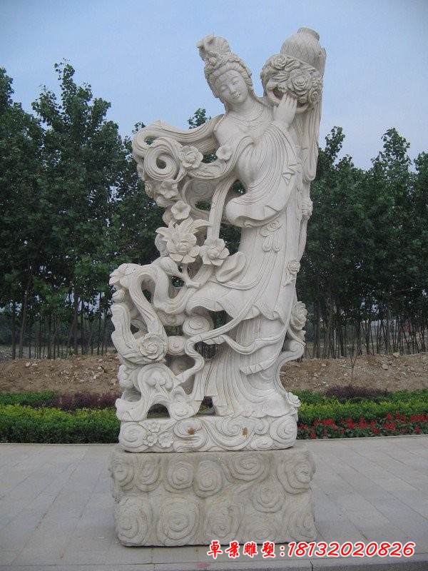 天女散花石雕,廣場(chǎng)景觀石雕