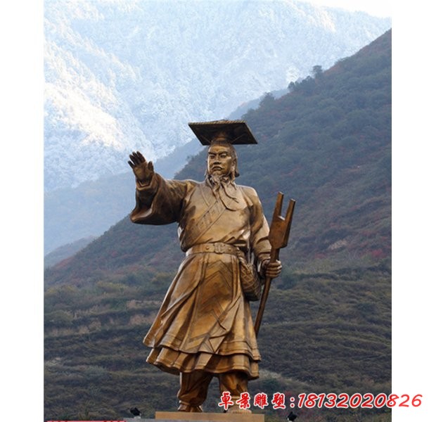 古代人物雕塑，大禹雕塑