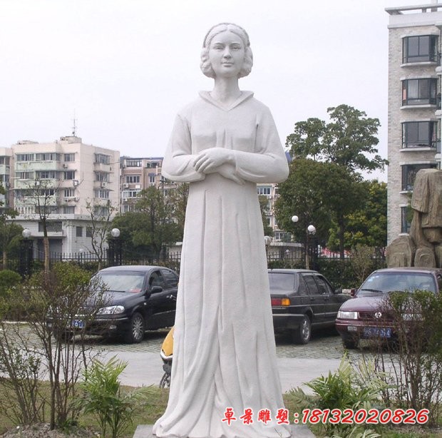 南丁格爾石雕，醫(yī)院人物石雕