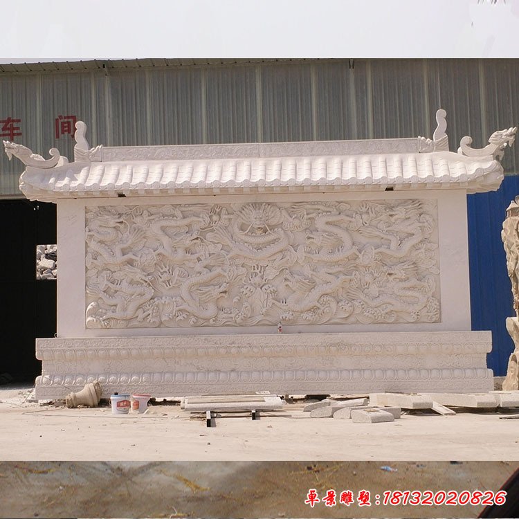定做批發(fā) 嘉祥石雕浮雕壁畫影壁 花崗巖漢白玉 室內外雕刻壁畫11352