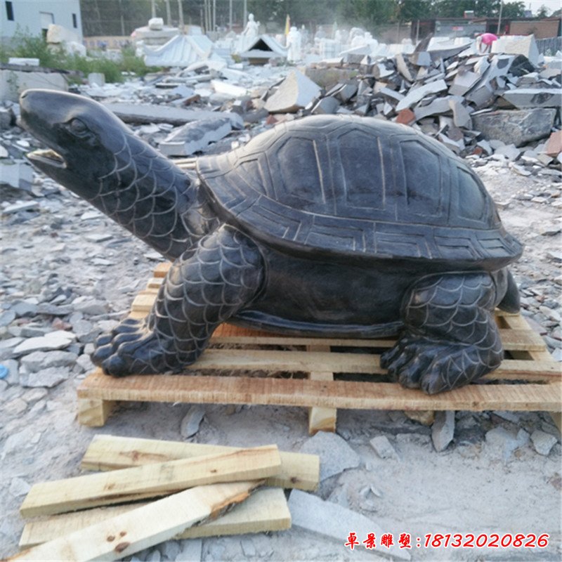 烏龜石雕，青石動物雕塑